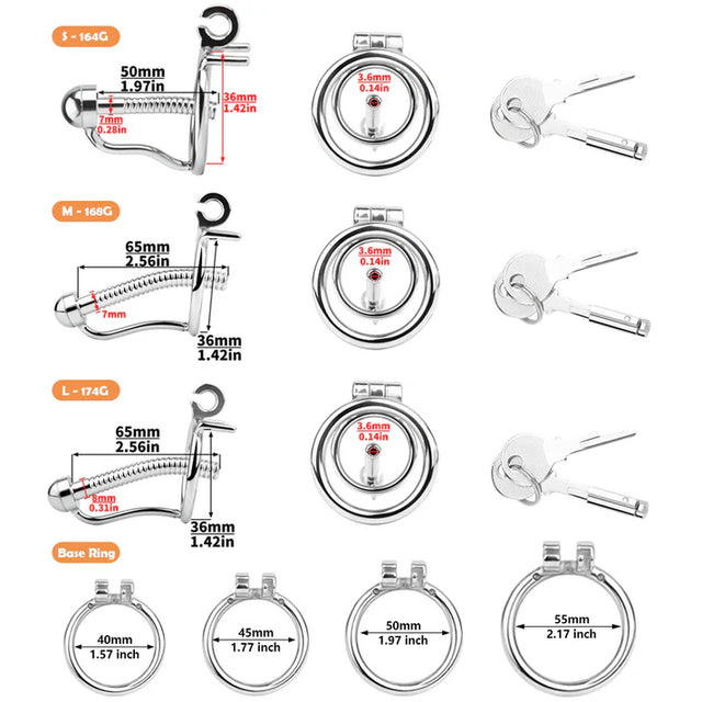 Spiral Denial Premium Chastity Cage
