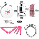 Silken Citadel with Dildo Attachment Chastity Cage