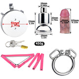 Silken Citadel with Dildo Attachment Chastity Cage