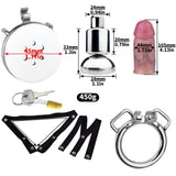 Silken Citadel with Dildo Attachment Chastity Cage