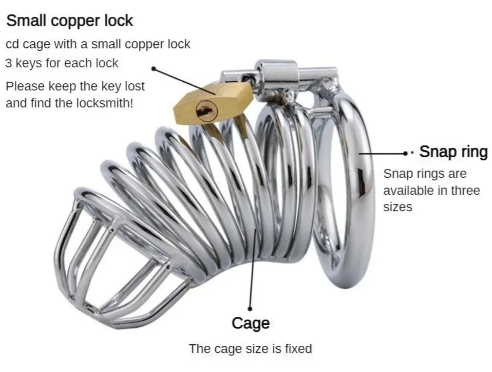 Iron Desire Chastity Cage