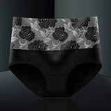 3 Pack High Waist Seamless Floral Briefs