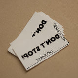 "Don't Stop" Temporary Tattoo