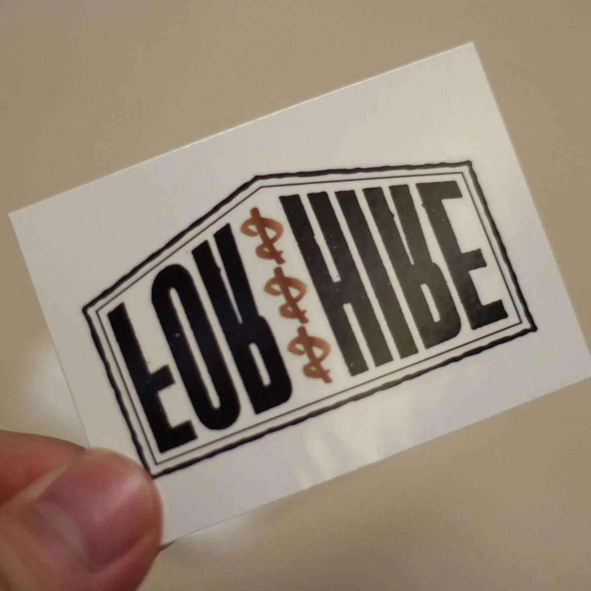"For Hire" Temporary Tattoo