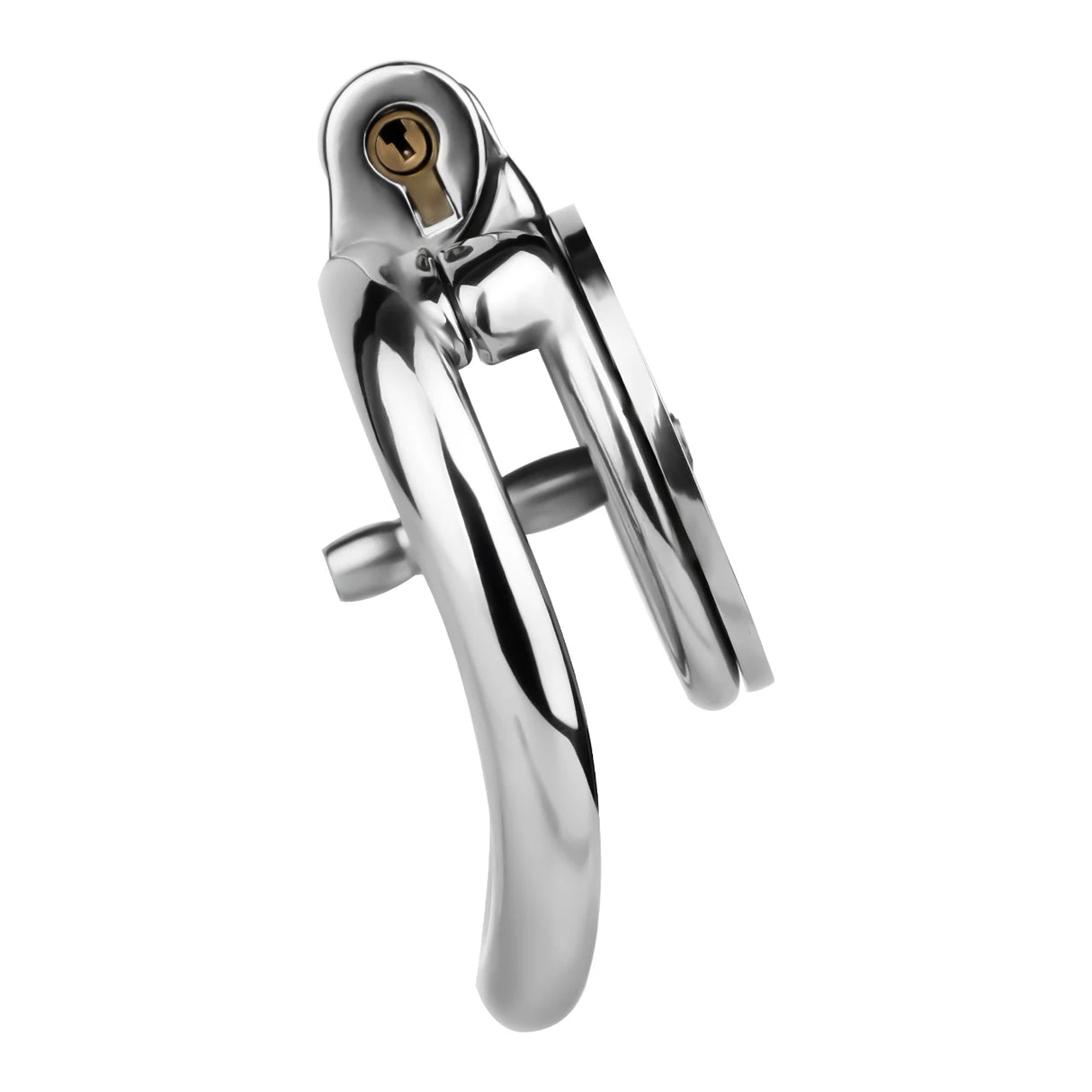 Lotus Flame Stainless Steel Chastity Cage