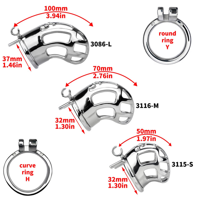 Open Eclipse Premium Chastity Cage