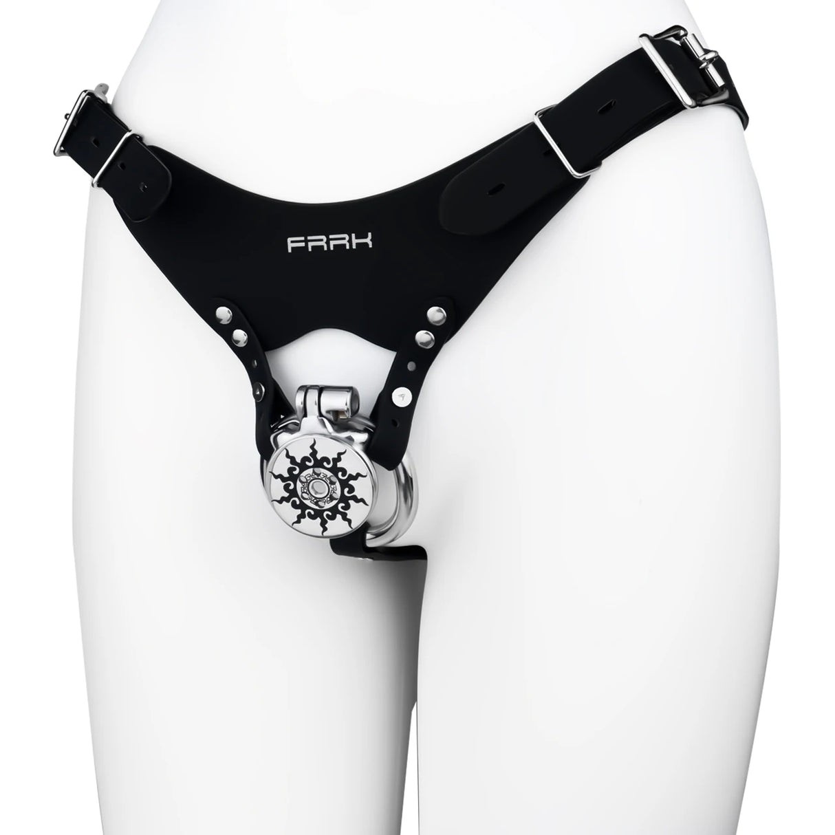 Lotus Flame Stainless Steel Chastity Cage