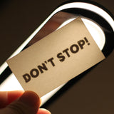 "Don't Stop" Temporary Tattoo