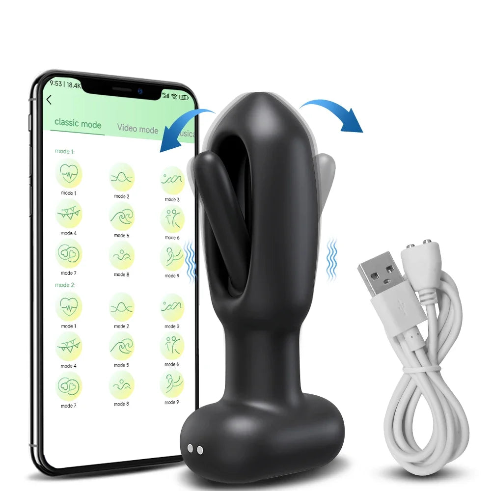 Anal Butt Plug Prostate Massager APP or Remote