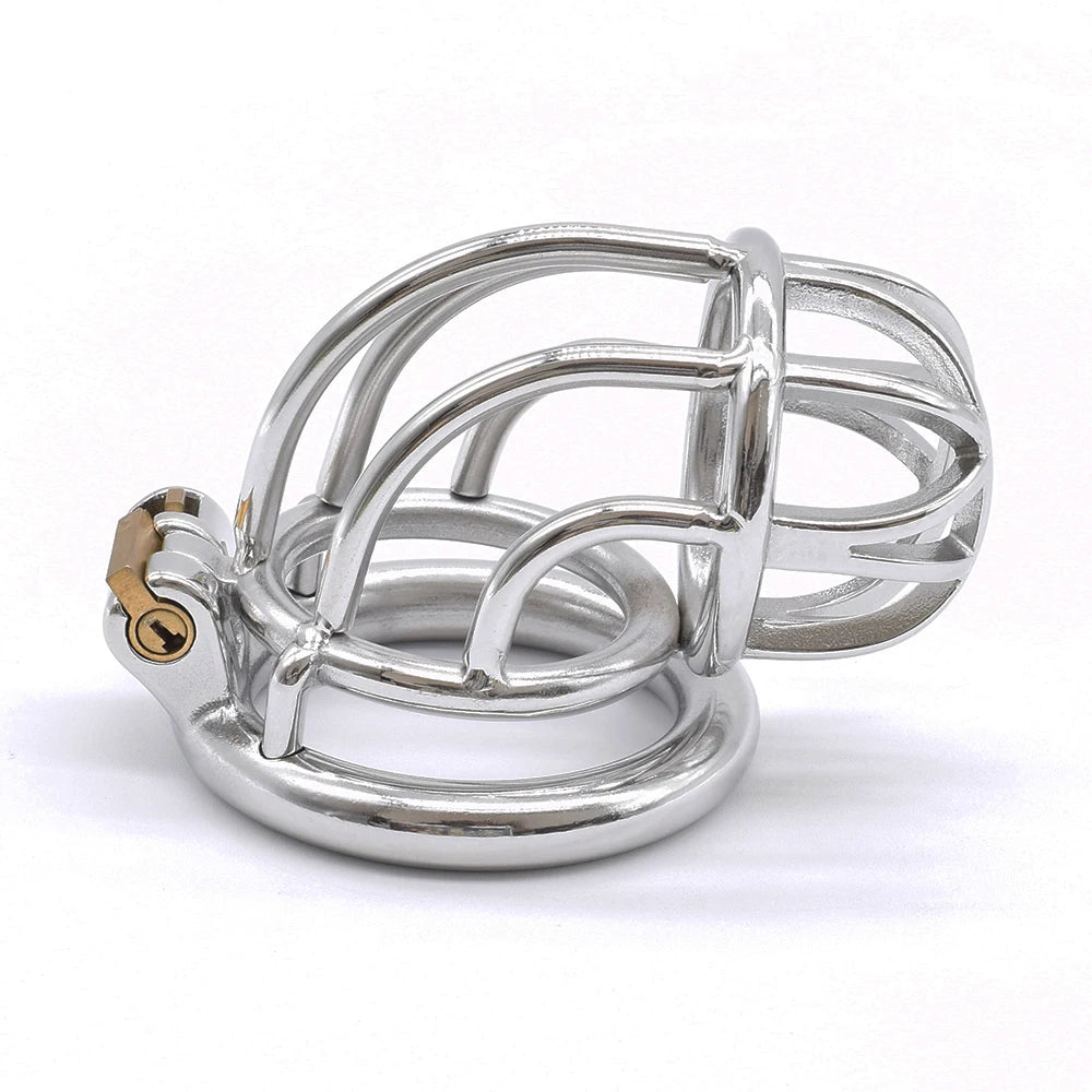 Steel Embrace Stainless Steel Chastity Cage