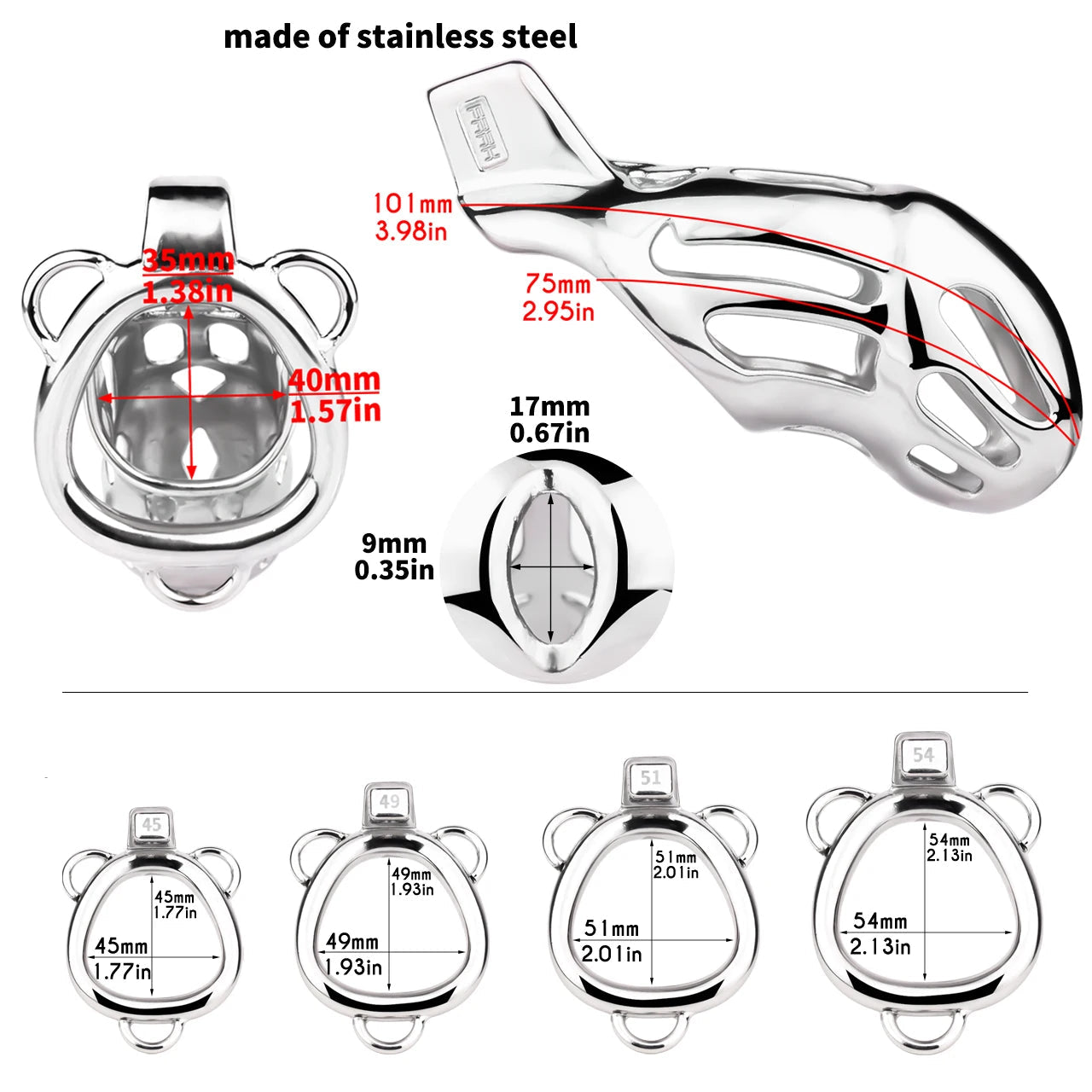 Celestial Cradle Premium Chastity Cage - Large