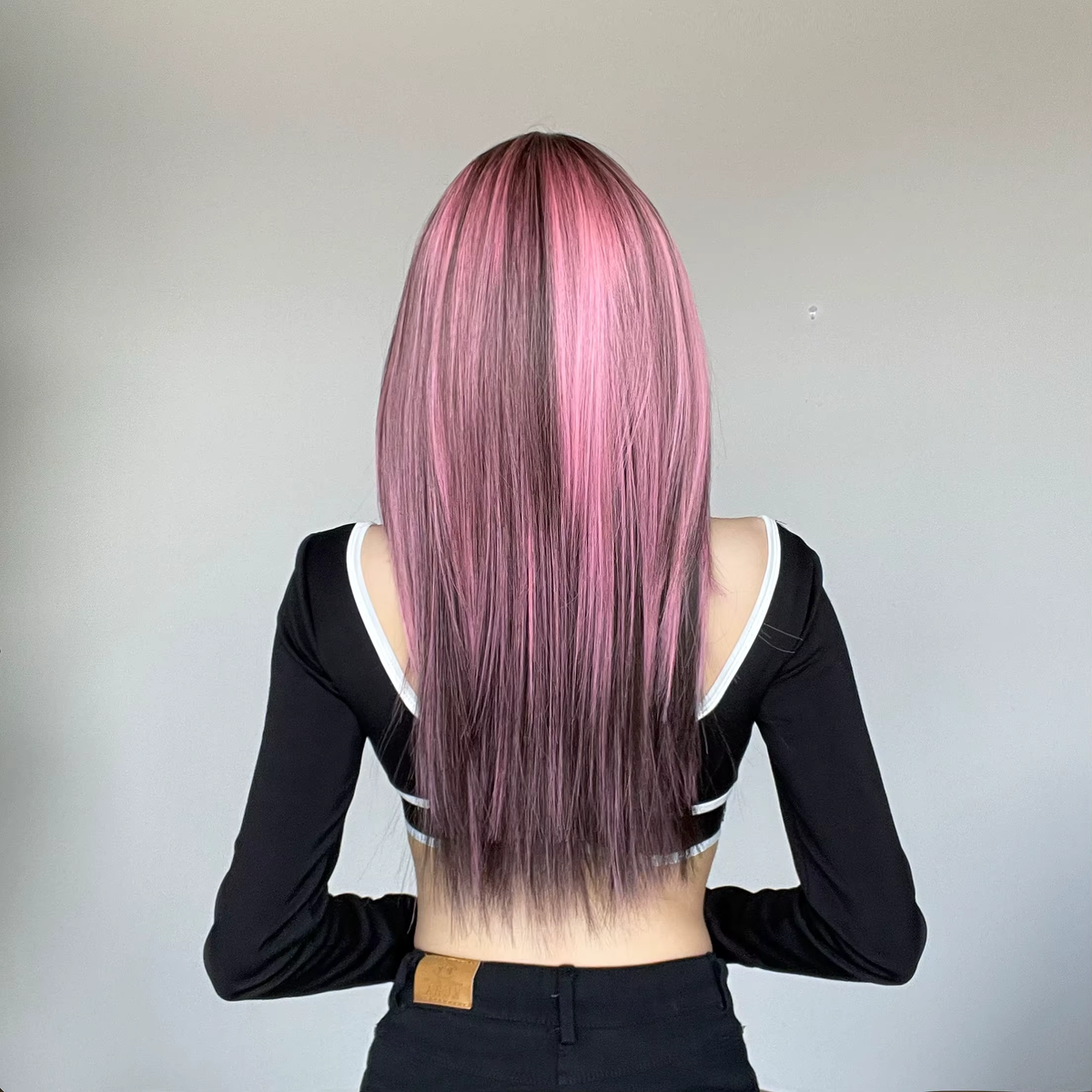 Magenta Melt Synthetic Wig