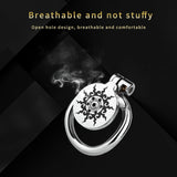 Lotus Flame Stainless Steel Chastity Cage