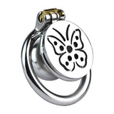 Butterfly Bliss Stainless Steel Chastity Cage