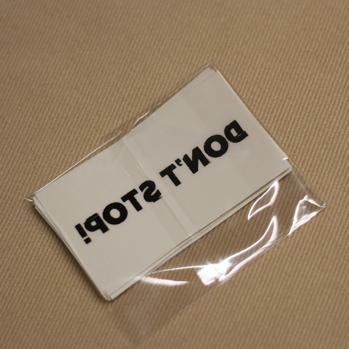 "Don't Stop" Temporary Tattoo