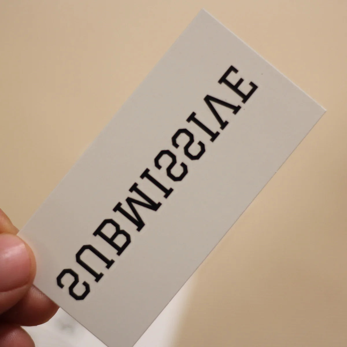 "Submissive" Temporary Tattoo