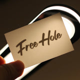 "Free Hole" Temporary Tattoo
