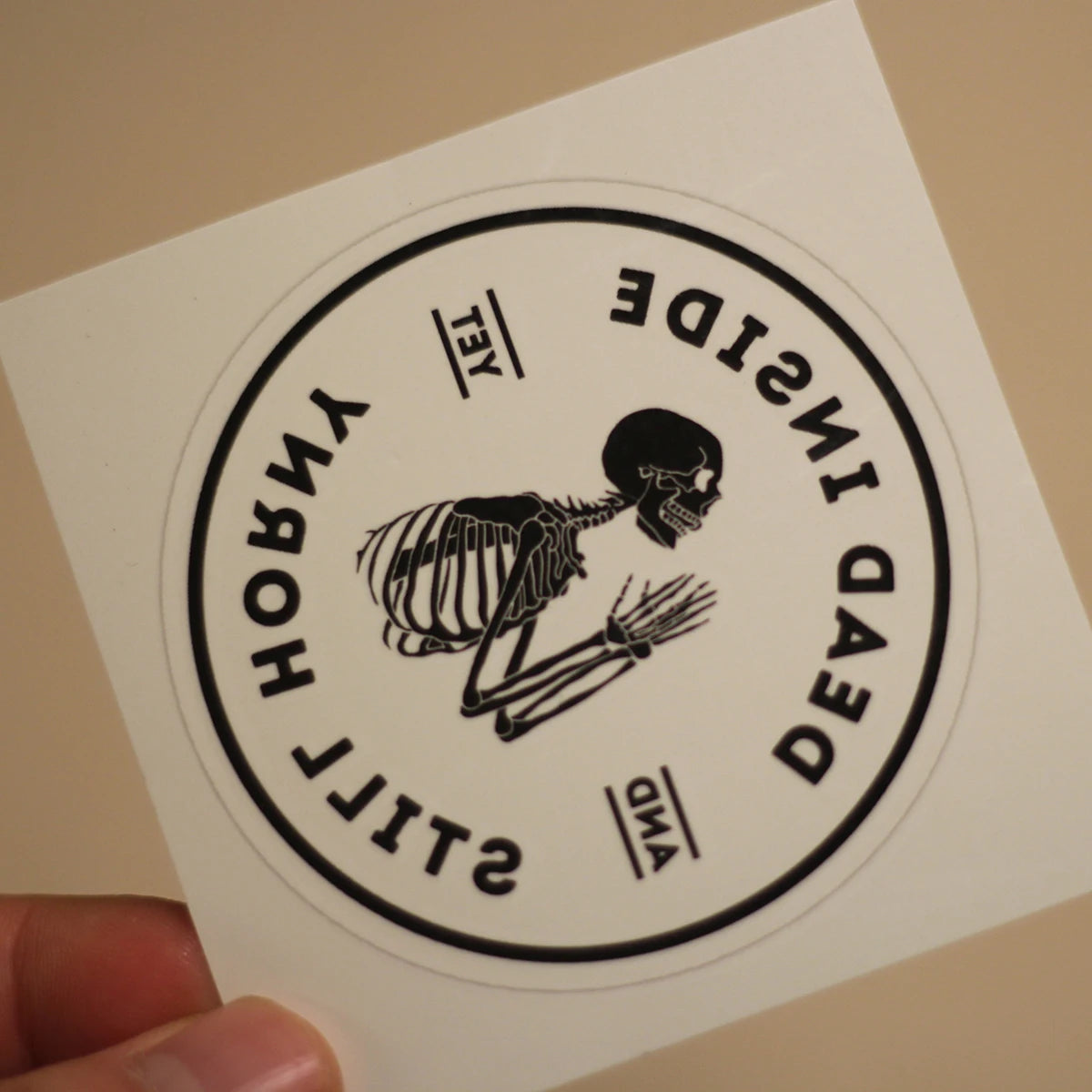 "Dead Inside Still Horny" Temporary Tattoo