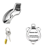 Ribbed Titan Premium Chastity Cage