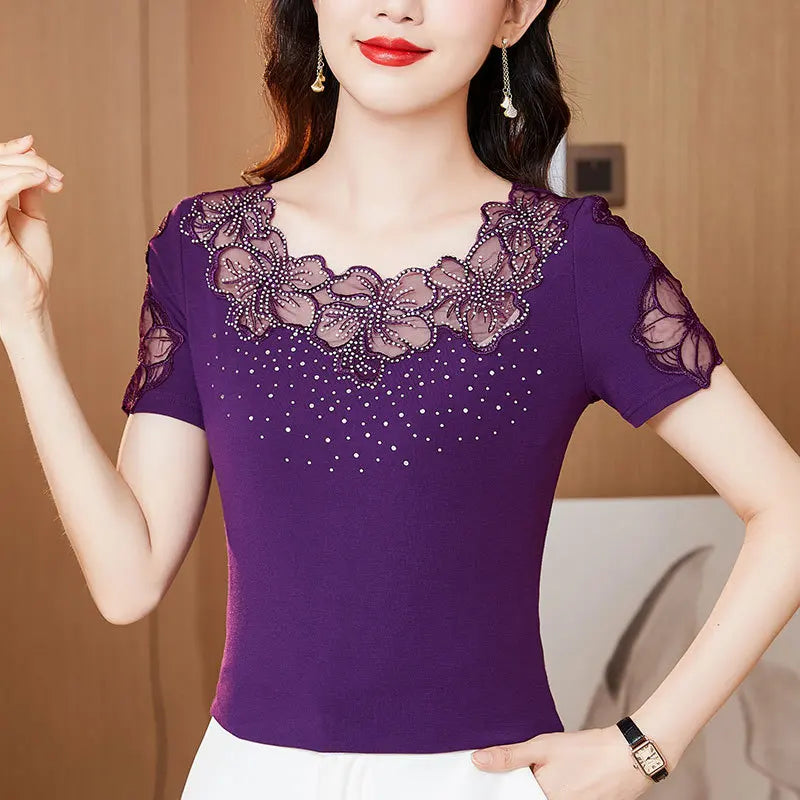 Sophisticated Lace Tee