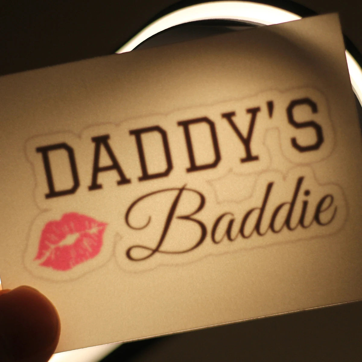 "Daddy's Baddie" Temporary Tattoo