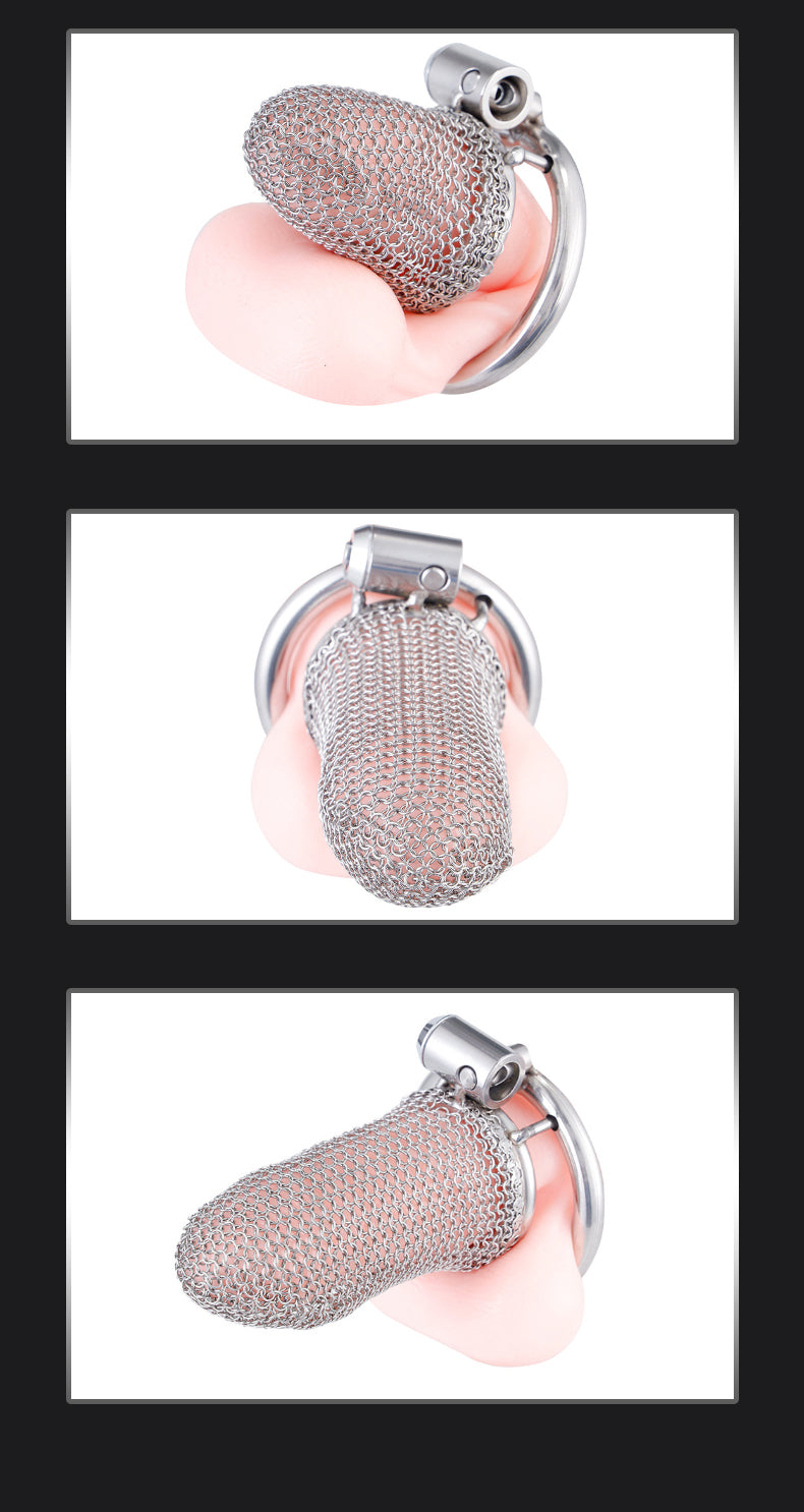 Soft Armor Chastity Cage With Internal Security Lock