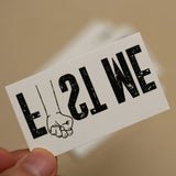 "Fist Me" Temporary Tattoo