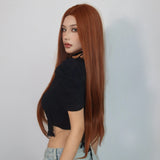 Ginger Sleek Synthetic Wig