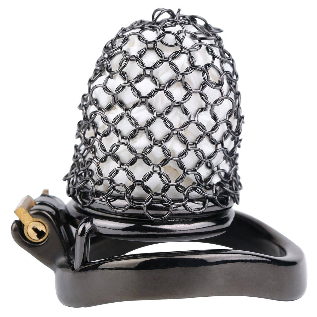 The Onyx Veil Chastity Cage