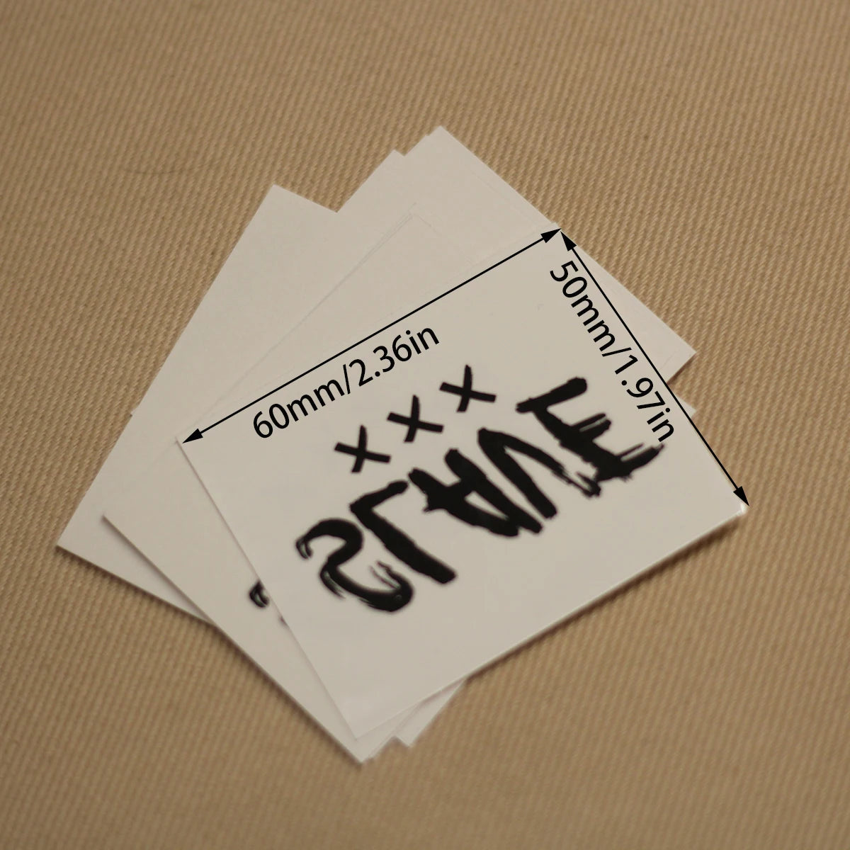 "Slave" Temporary Tattoo