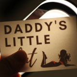 "Daddy's Little Slut" Temporary Tattoo