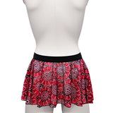 Sissy Lace Lingerie Skirt Floral Printed