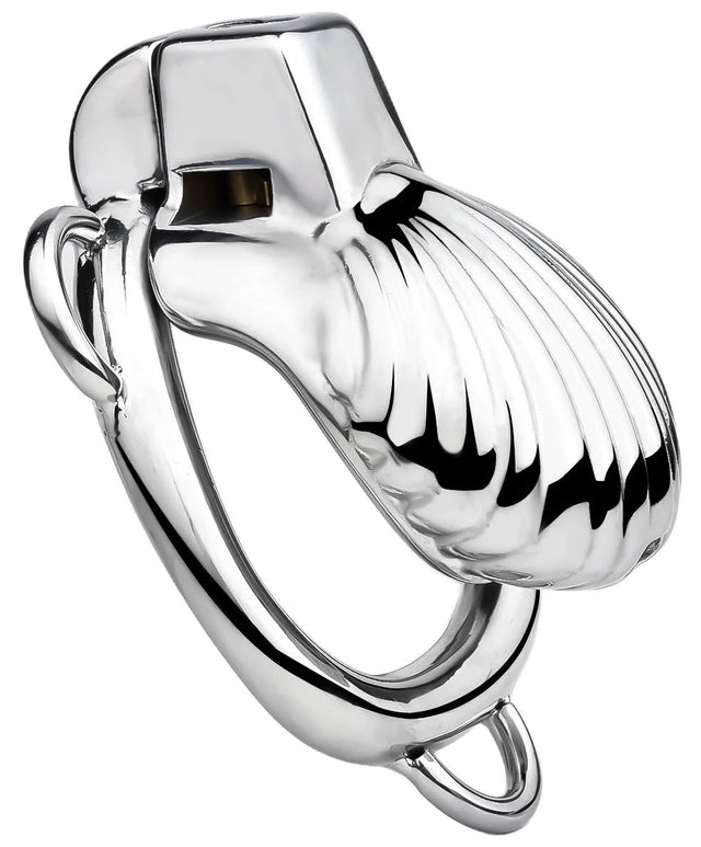 Ribbed Titan Premium Chastity Cage