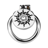 Lotus Flame Stainless Steel Chastity Cage