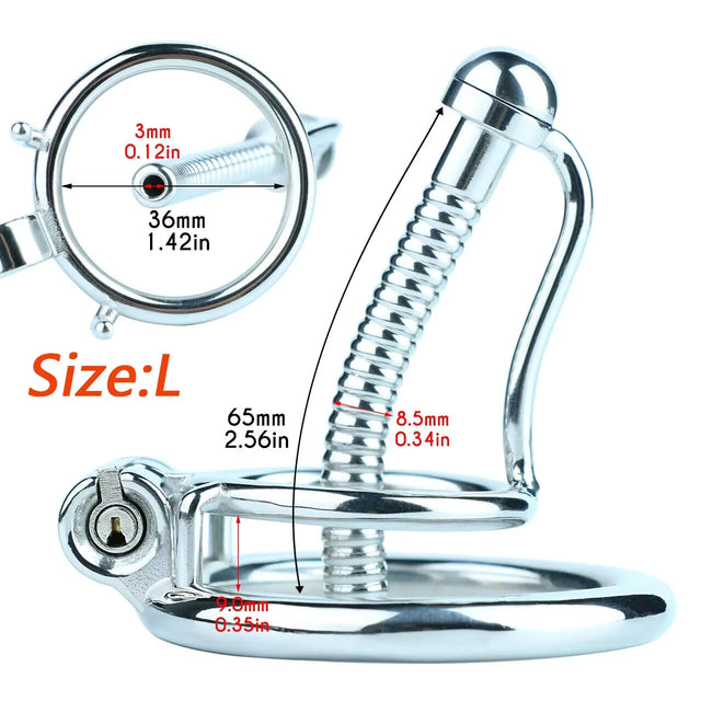 Spiral Denial Premium Chastity Cage