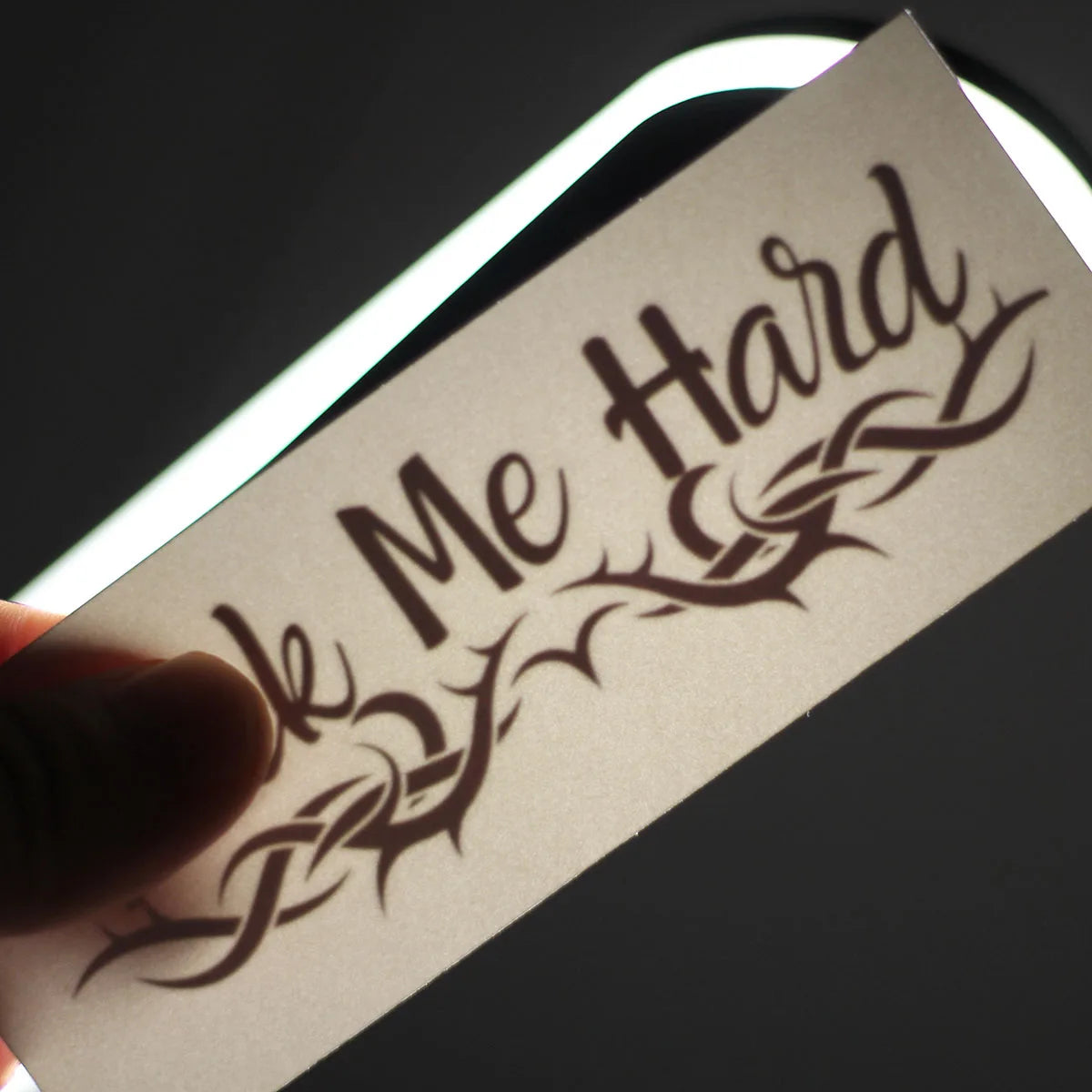 "Please Fuck Me Sir" Temporary Tattoo