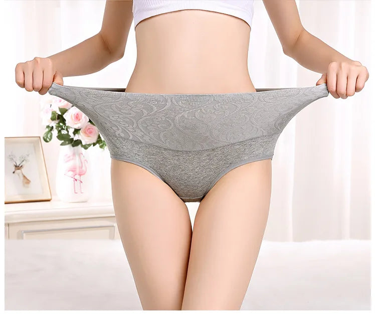 High Waist Cotton Panties 3pk