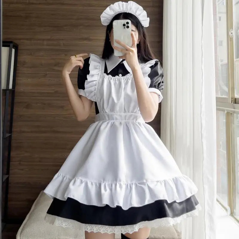 Sexy French Maid Cosplay Costume