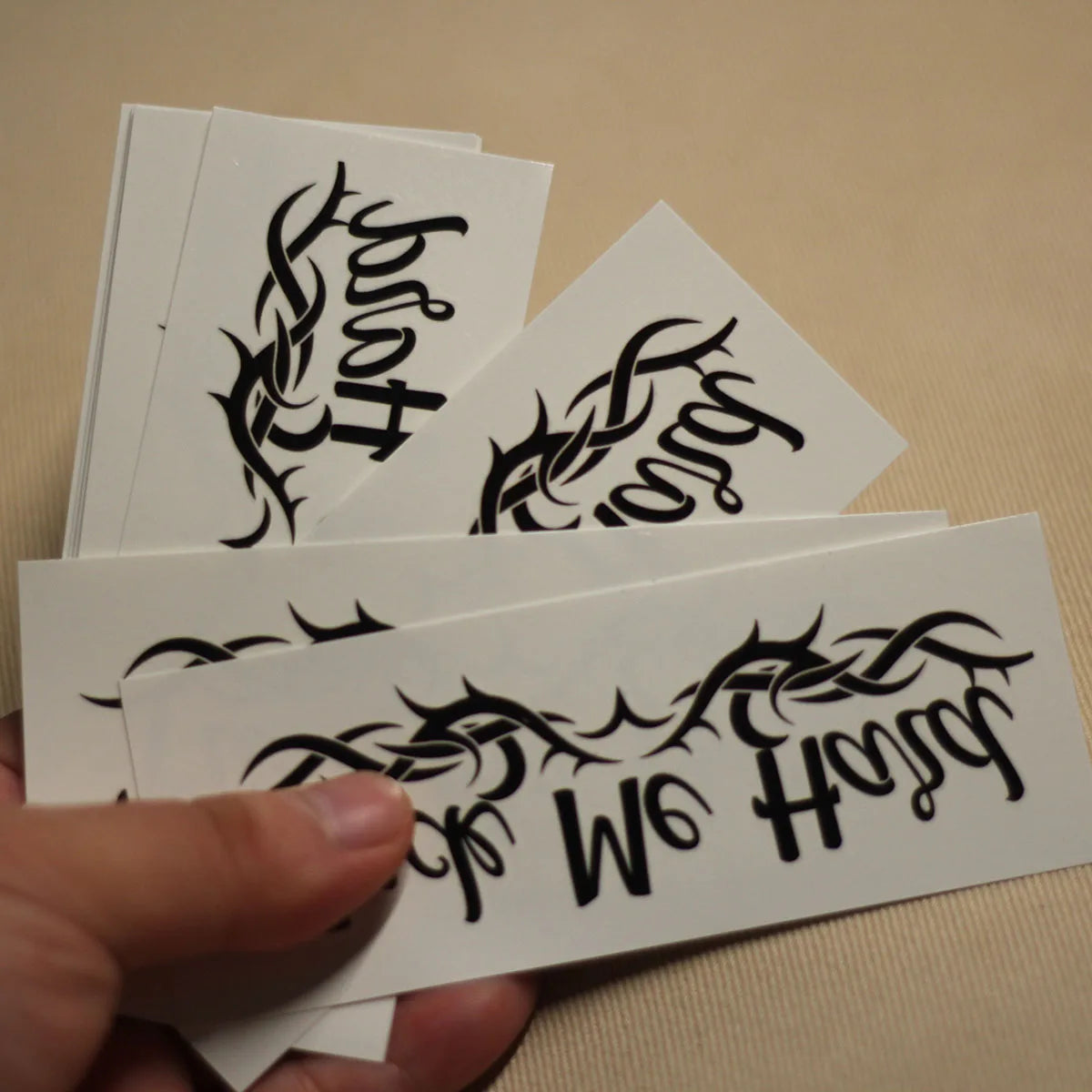 "Please Fuck Me Sir" Temporary Tattoo