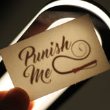 "Punish Me" Temporary Tattoo