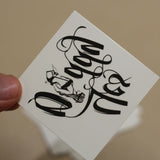 "Yes Daddy" Temporary Tattoo