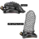 The Onyx Veil Chastity Cage