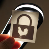 Cock Locked Temporary Tattoo