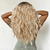 Golden Glow Synthetic Wig