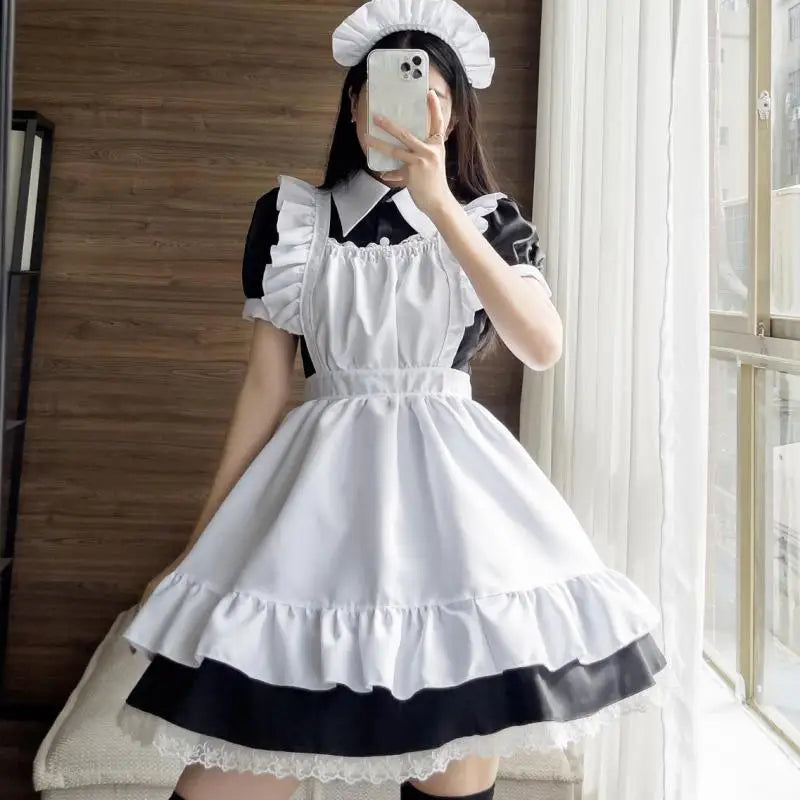 Sexy French Maid Cosplay Costume