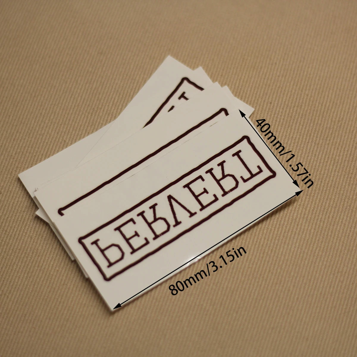 "Pervert" Temporary Tattoo