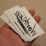 "Worthless" Temporary Tattoo