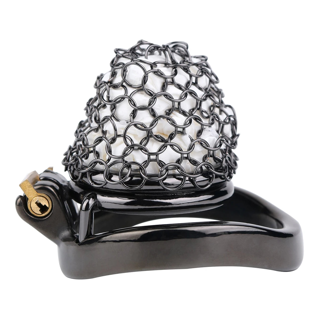 The Onyx Veil Chastity Cage