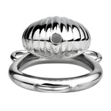 Ribbed Titan Premium Chastity Cage
