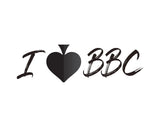 I love BBC Temporary Tattoo